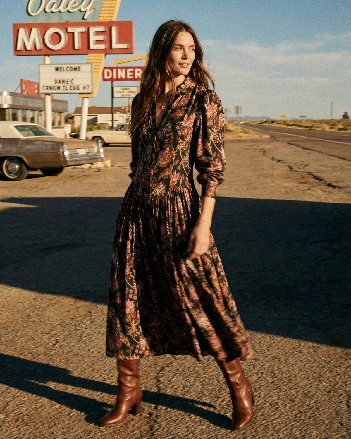 Ulla Johnson Celia Pleated Paisley - print Midi Dress - Wind & Song