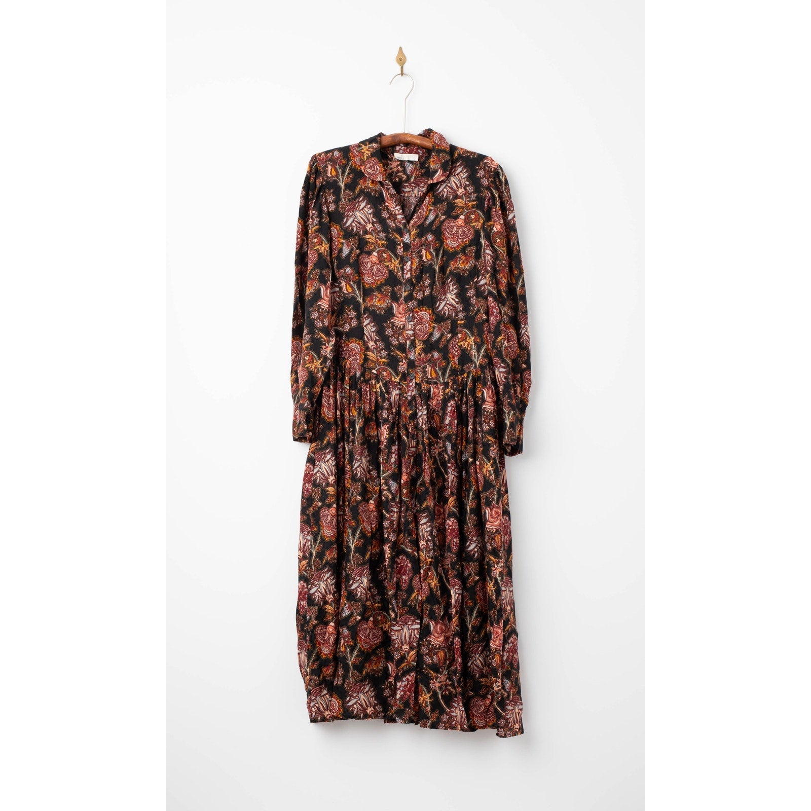 Ulla Johnson Celia Pleated Paisley - print Midi Dress - Wind & Song