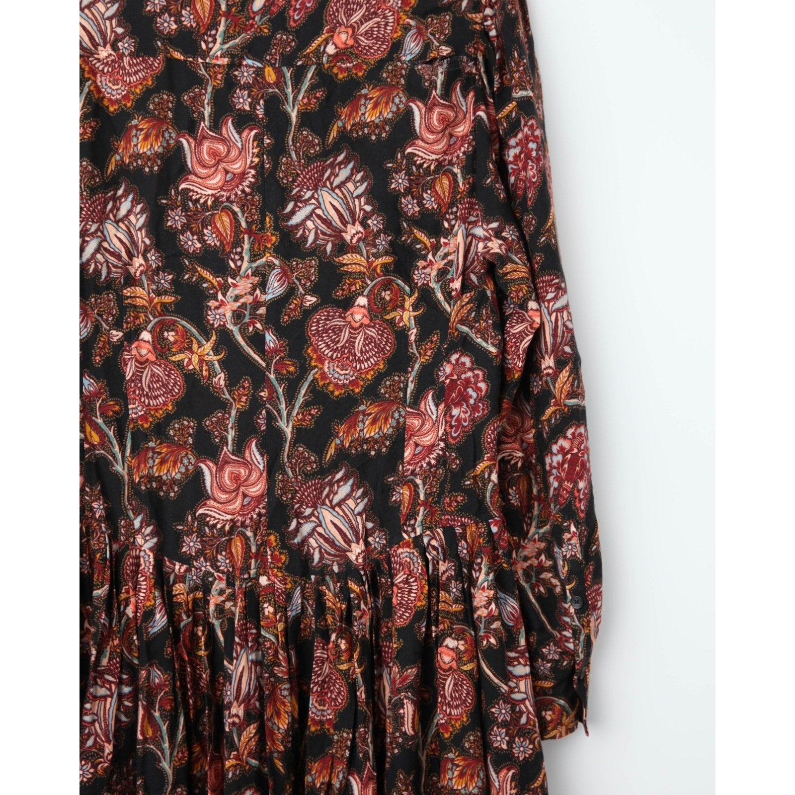 Ulla Johnson Celia Pleated Paisley - print Midi Dress - Wind & Song
