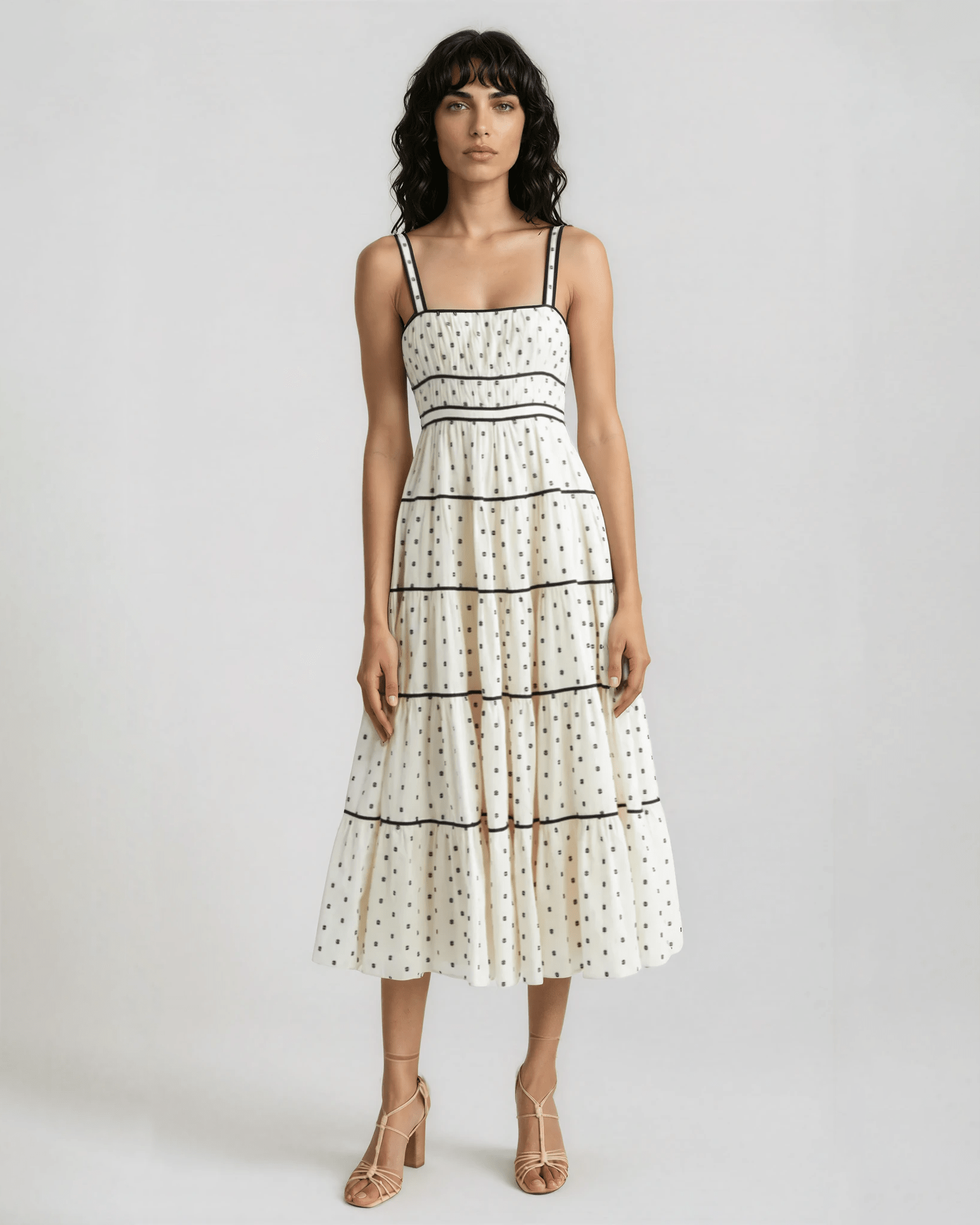 Ulla Johnson Clemente Polka Dot Tiered Dress – Size 2 - Wind & Song