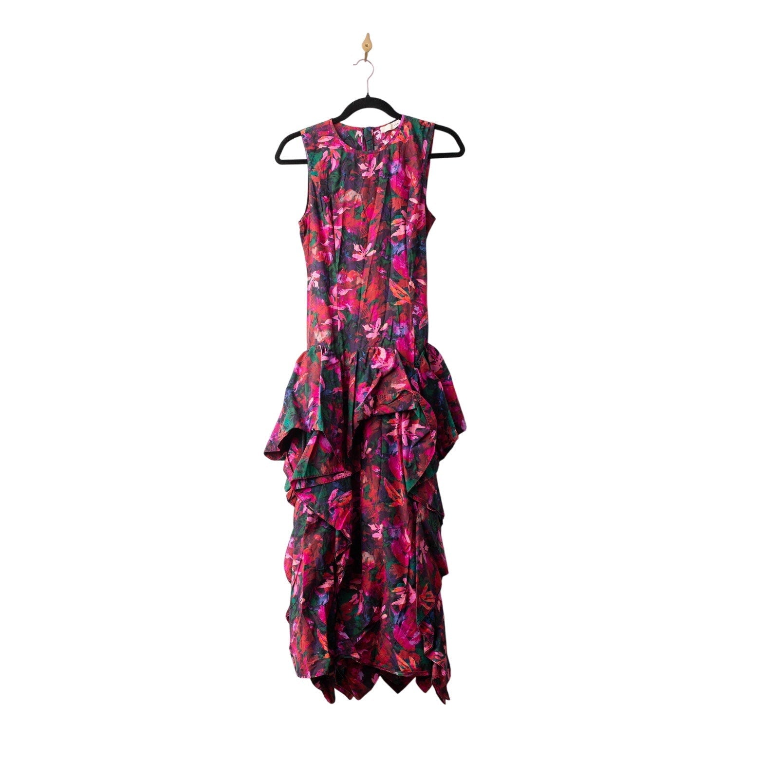 Ulla Johnson Pink Floral Mural Dress - Wind & Song