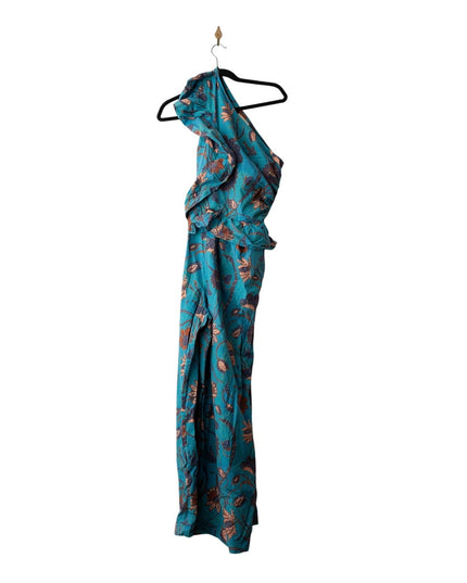 Ulla Johnson Solana Asymmetrical Blue Floral Jumpsuit - Wind & Song