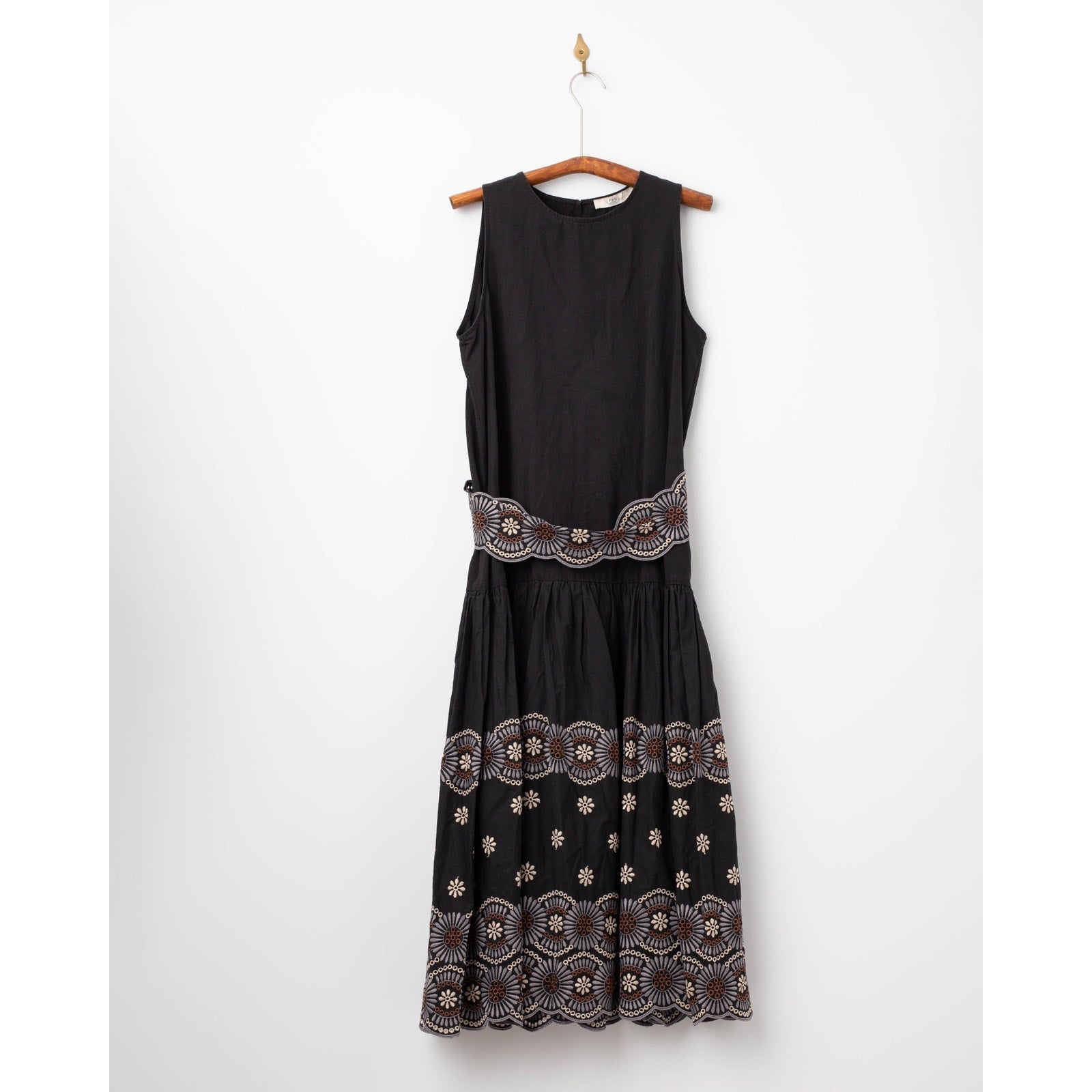 Vanessa Bruno Alais Embroidered Midi Dress - Wind & Song