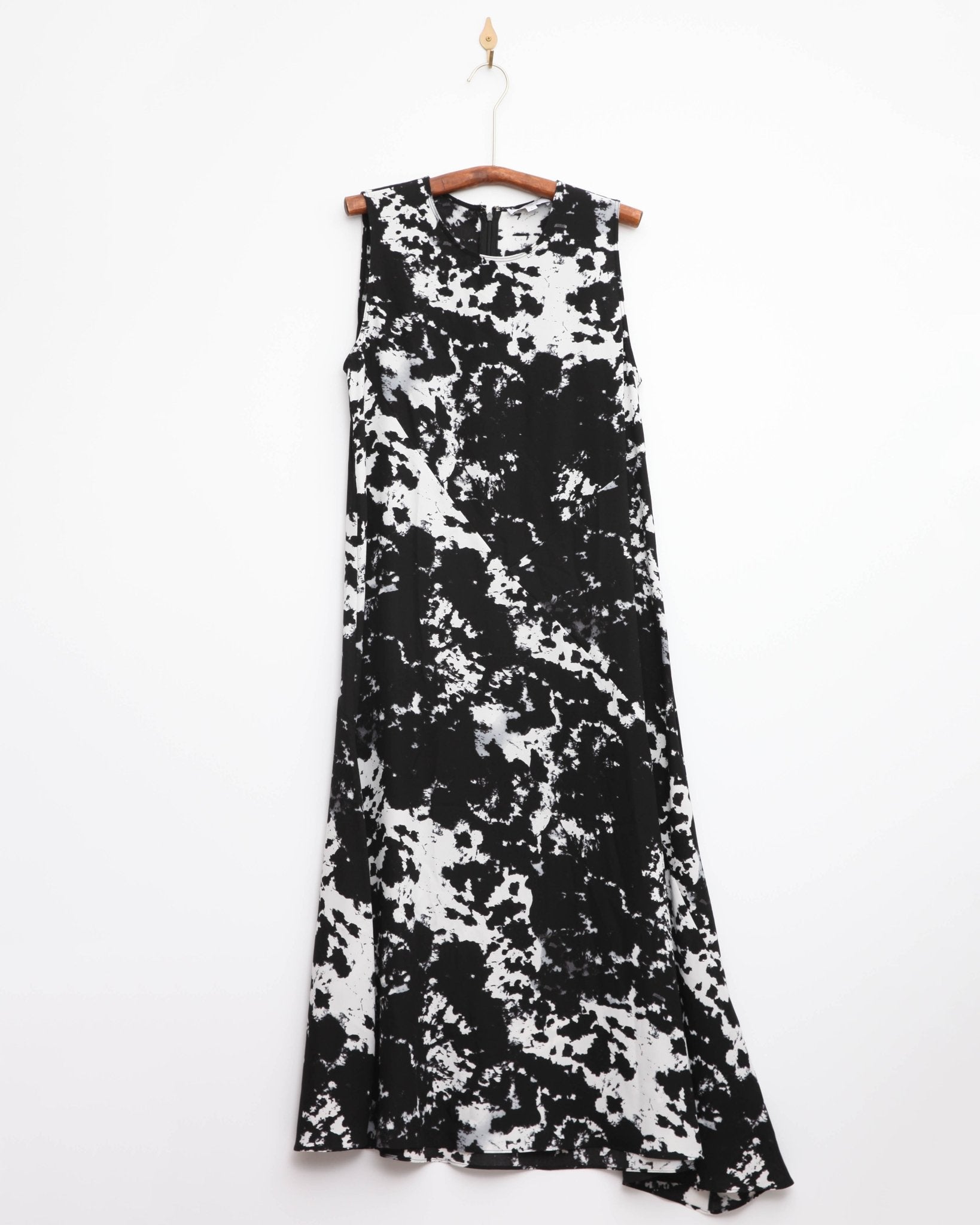 Victor Alfaro Collective Black and White Galaxy Printed Dress - Wind & Song