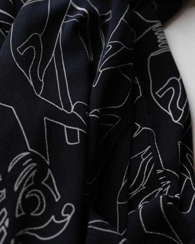 Victoria Victoria Beckham Blue Printed Collared Dress - Wind & Song