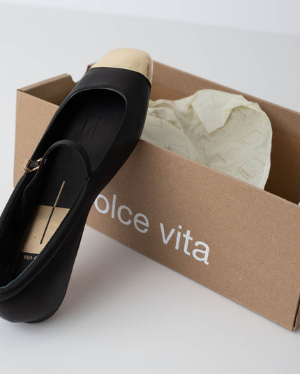 Dolce Vita Women's Reyes Toe Cap Ballet Flat