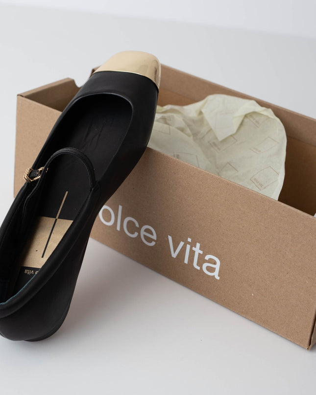 Dolce Vita Women's Reyes Toe Cap Ballet Flat