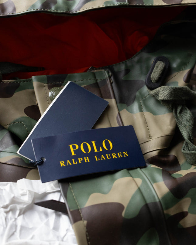 Polo Ralph Lauren Camo Raincoat Water-resistant NWT