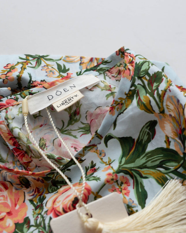 Doen NWT Noisette Maxi Dress Calico Garden Liberty Fabric Size S