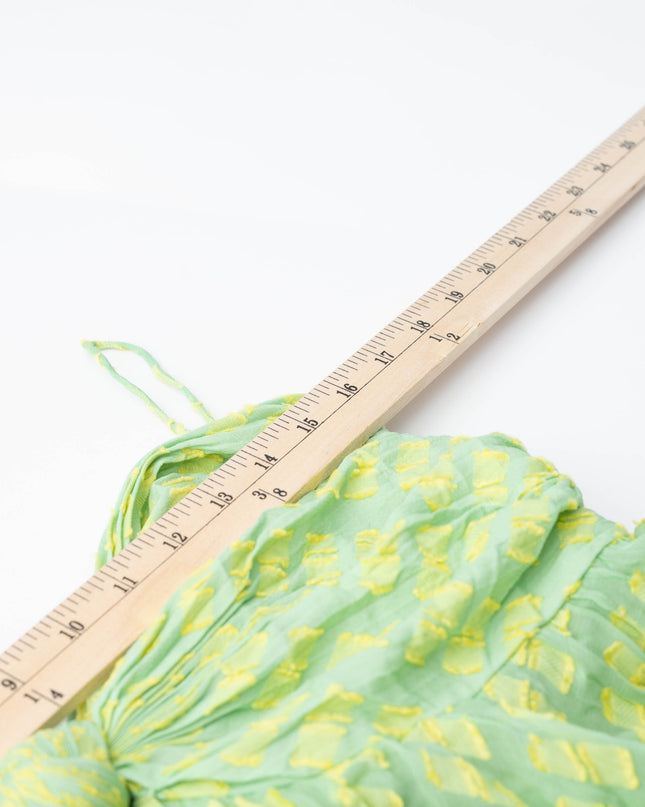 Alexis Elea Green Abstract Dress