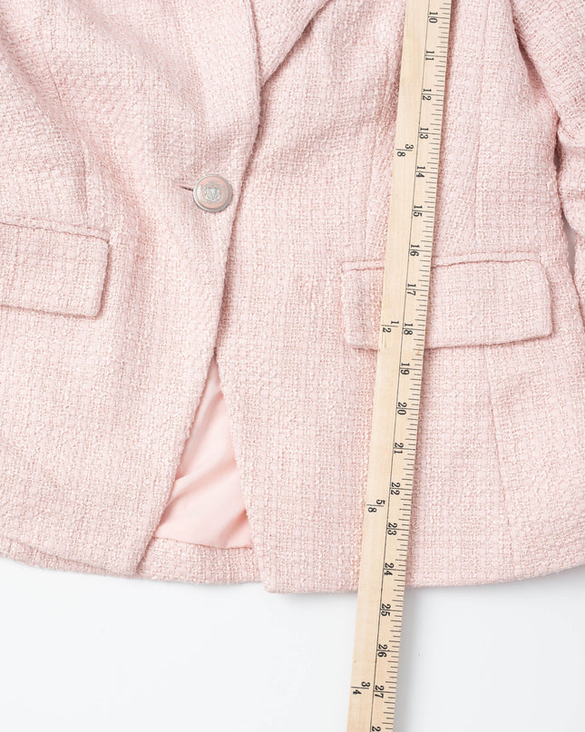 Veronica Beard Pink Ryland Dickey Jacket