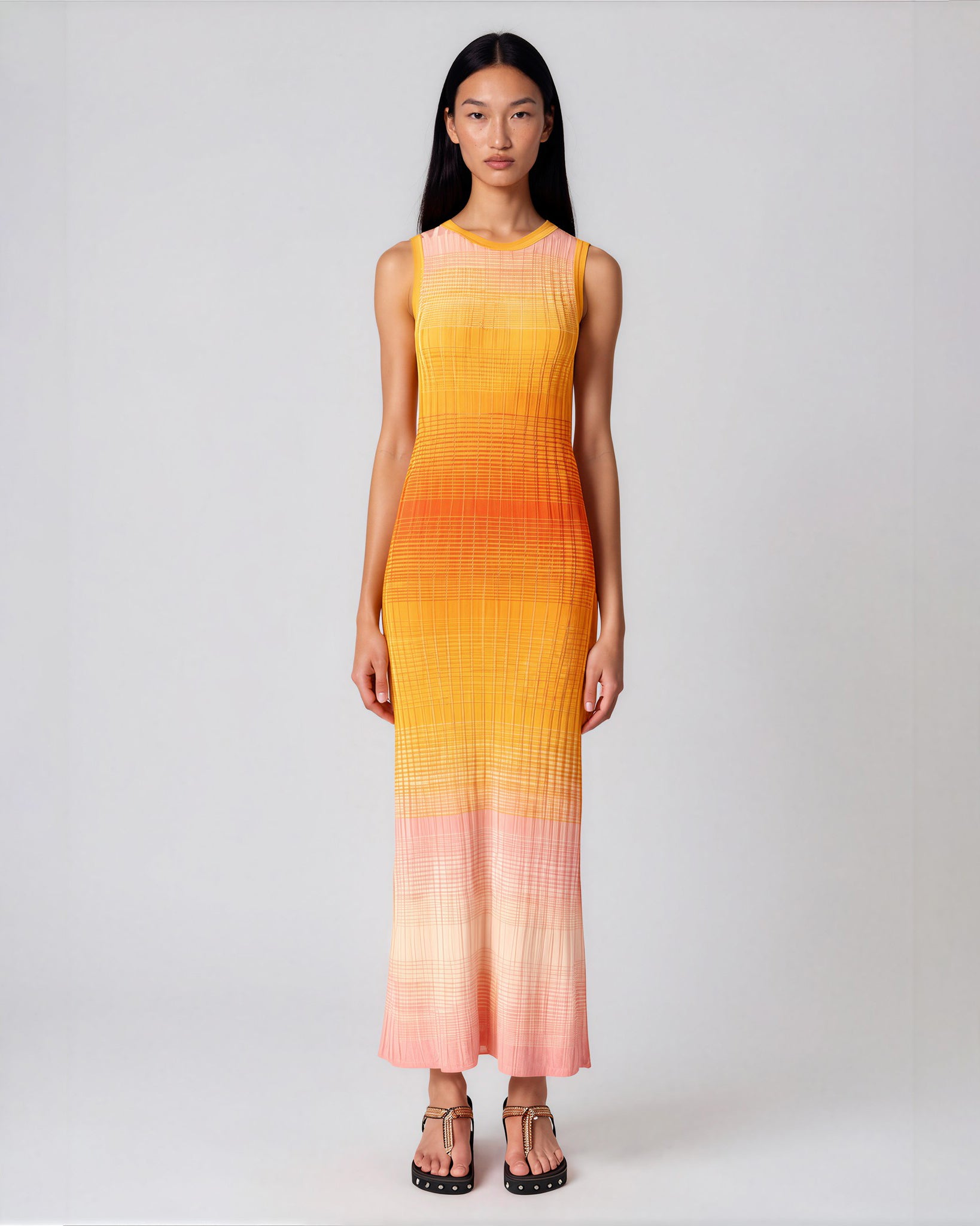 Maje Tie-Dye Knit Maxi Dress – Size FR 40 / US L