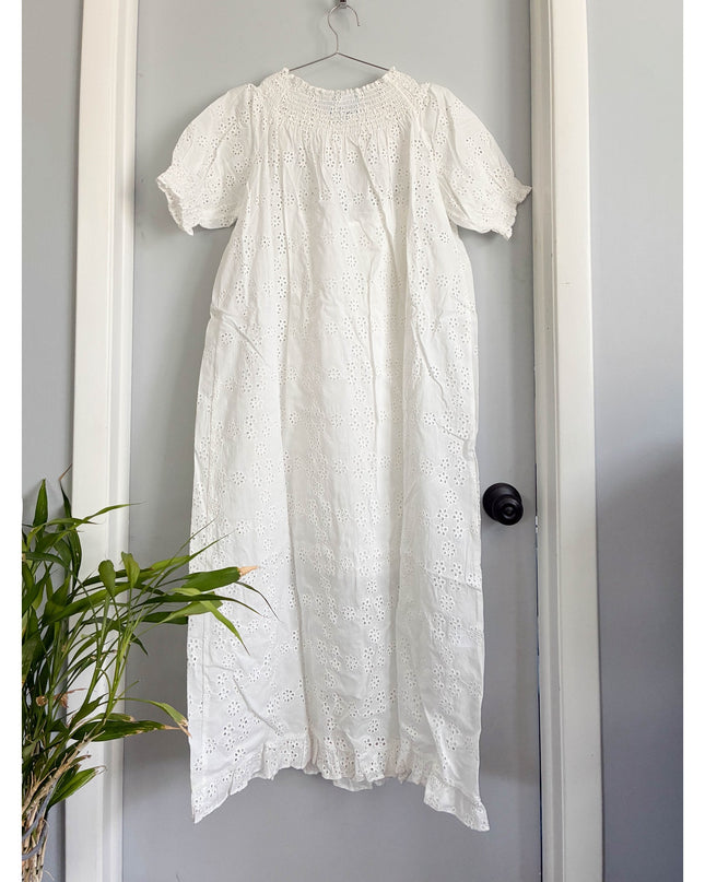 Hill House Home The Eyelet Caroline Nap Dress in White