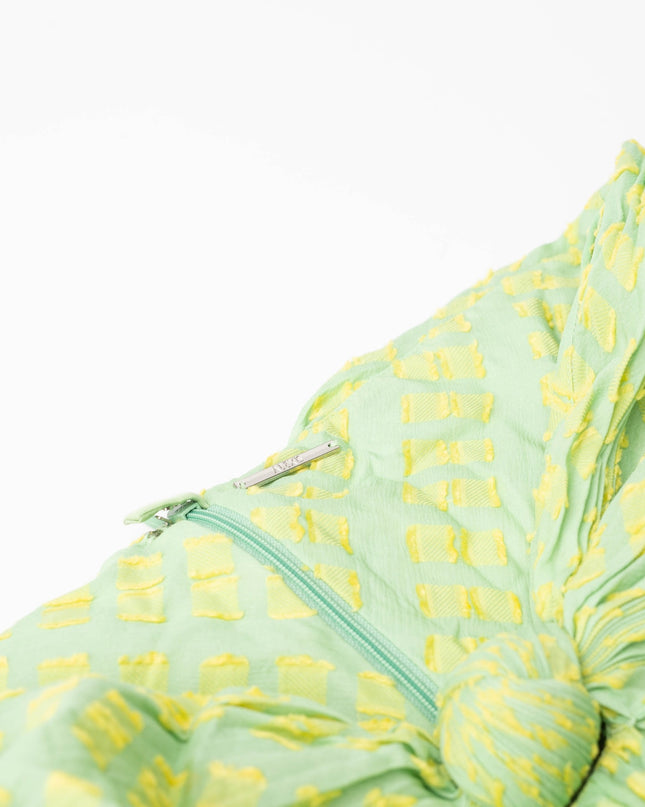 Alexis Elea Green Abstract Dress