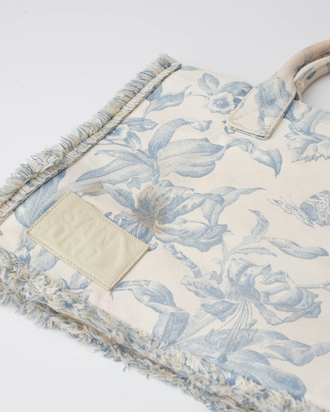 Sandro Kasbah Blue Floral Bag