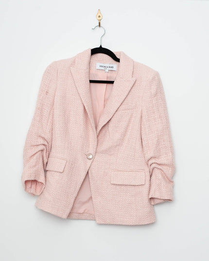 Veronica Beard Pink Ryland Dickey Jacket