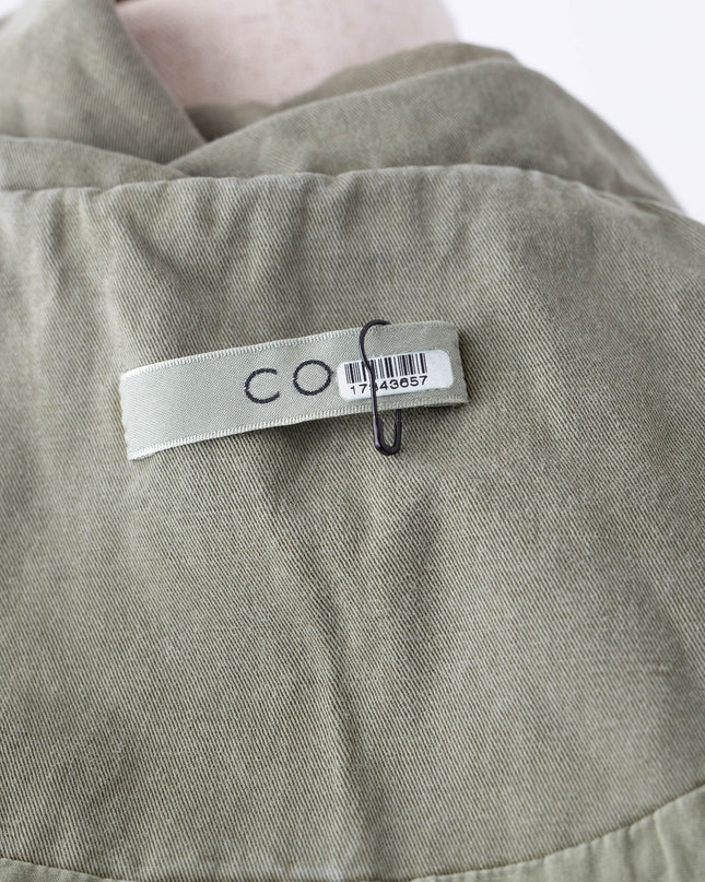 Co Green Rolled Collar Jacket