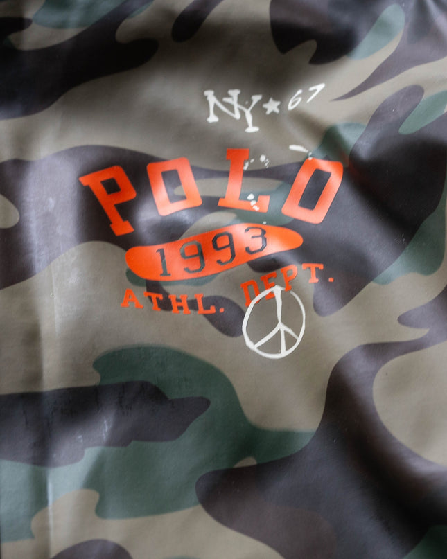 Polo Ralph Lauren Camo Raincoat Water-resistant NWT