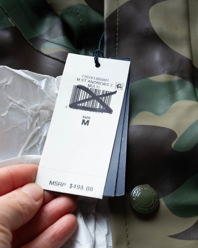 Polo Ralph Lauren Camo Raincoat Water-resistant NWT