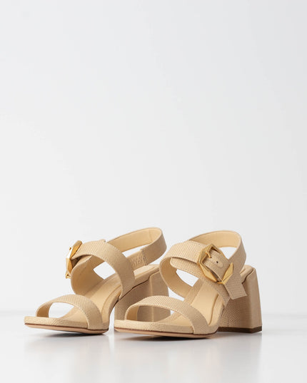 Jimmy Choo 70mm Hawke Leather Buckle Slingback Sandals