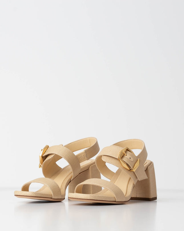 Jimmy Choo 70mm Hawke Leather Buckle Slingback Sandals