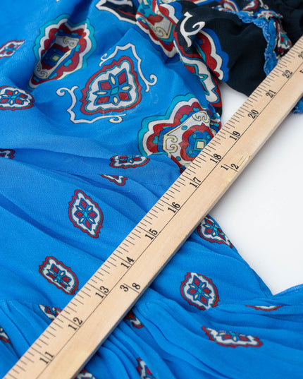 FARM Rio Anika Tiles Blue Maxi Dress
