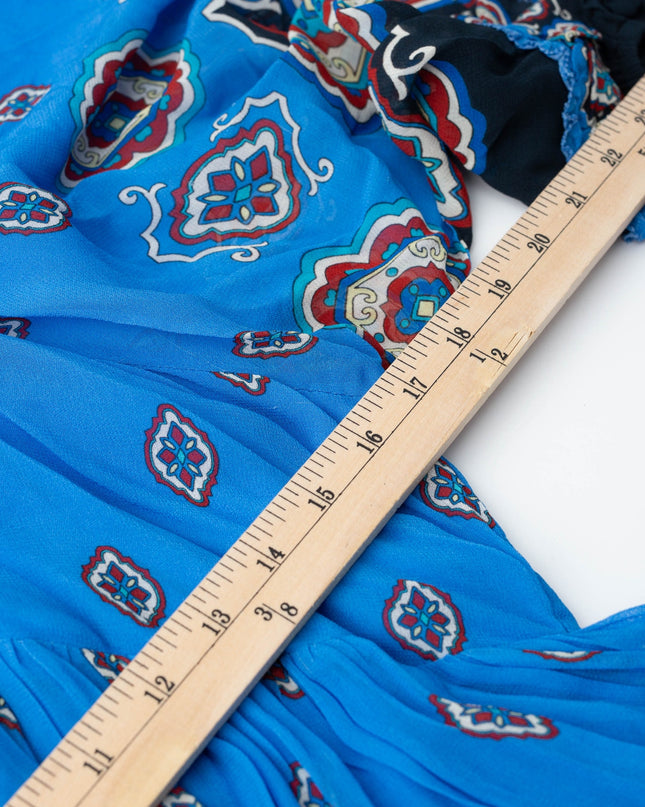 FARM Rio Anika Tiles Blue Maxi Dress