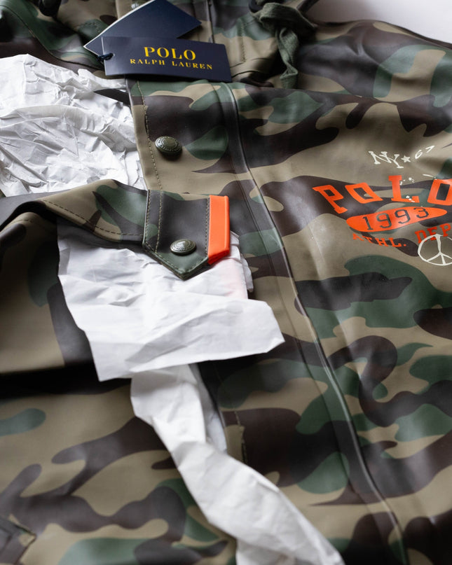 Polo Ralph Lauren Camo Raincoat Water-resistant NWT