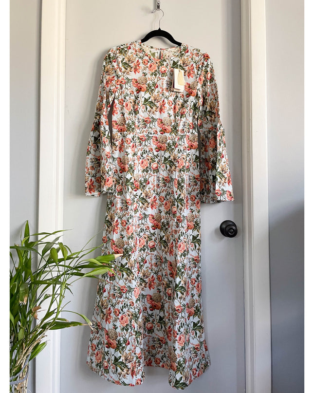 Doen NWT Noisette Maxi Dress Calico Garden Liberty Fabric Size S