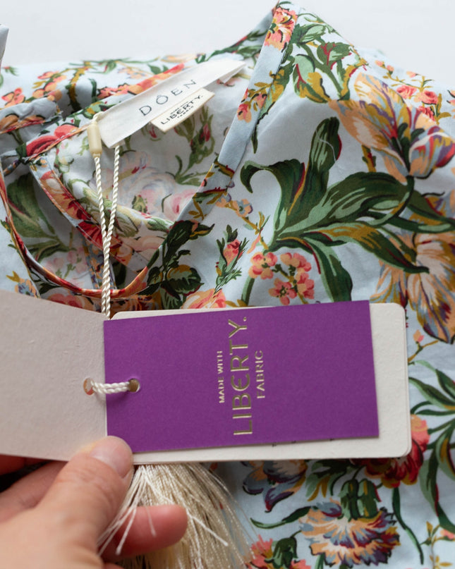 Doen NWT Noisette Maxi Dress Calico Garden Liberty Fabric Size S