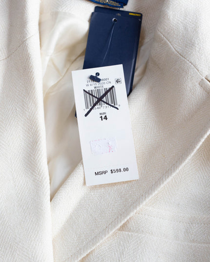 Polo Ralph Lauren Linen Blazer in White