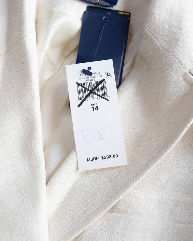 Polo Ralph Lauren Linen Blazer in White