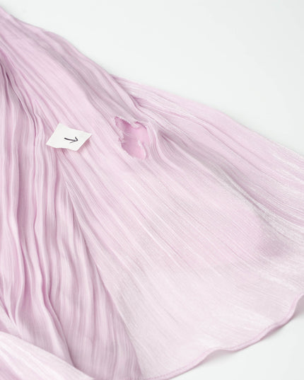 Badgley Mischka Pink Drape Dolman Gown