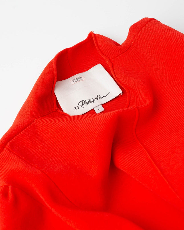 3.1 Phillip Lim Compact Rib Tulip Mini Dress in Red - Wind & Song