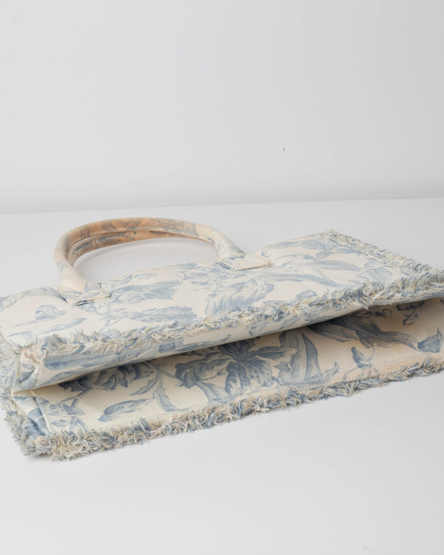 Sandro Kasbah Blue Floral Bag