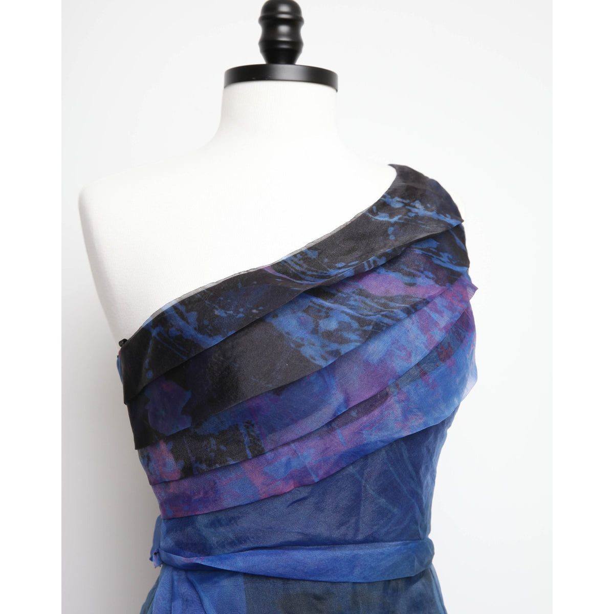 Rene Ruiz Collection Blue Organza Gown Size 4