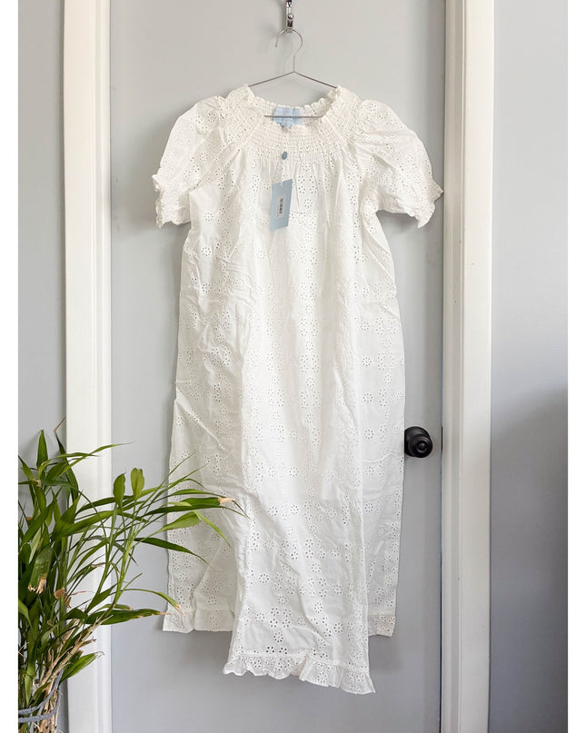 Hill House Home The Eyelet Caroline Nap Dress in White