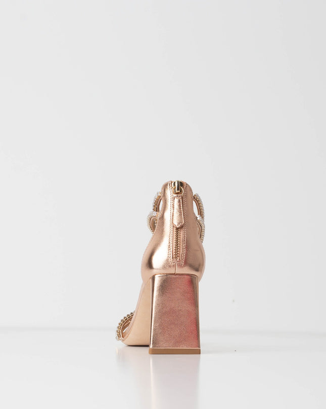 Badgley Mischka Women's Lillie Embellished Strappy High Heel Sandals