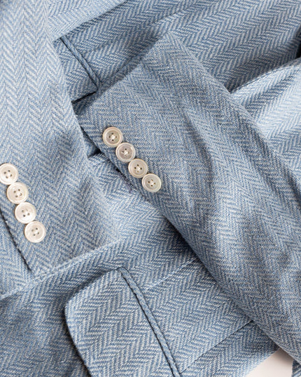 Polo Ralph Lauren Herringbone Linen-Blend Blazer - Size 2