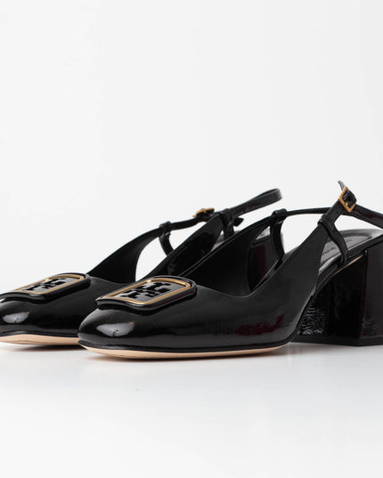 Tory Burch Georgia slingback 70mm Patent Leather Pumps