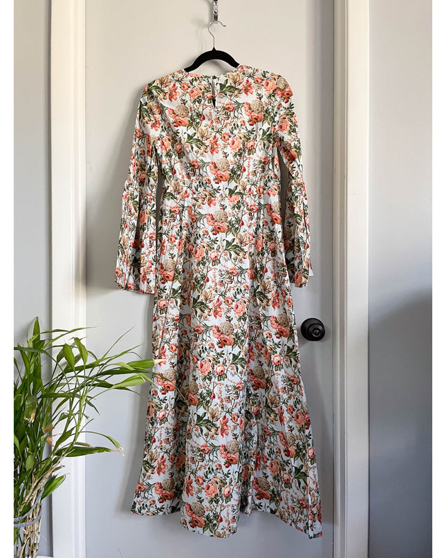 Doen NWT Noisette Maxi Dress Calico Garden Liberty Fabric Size S