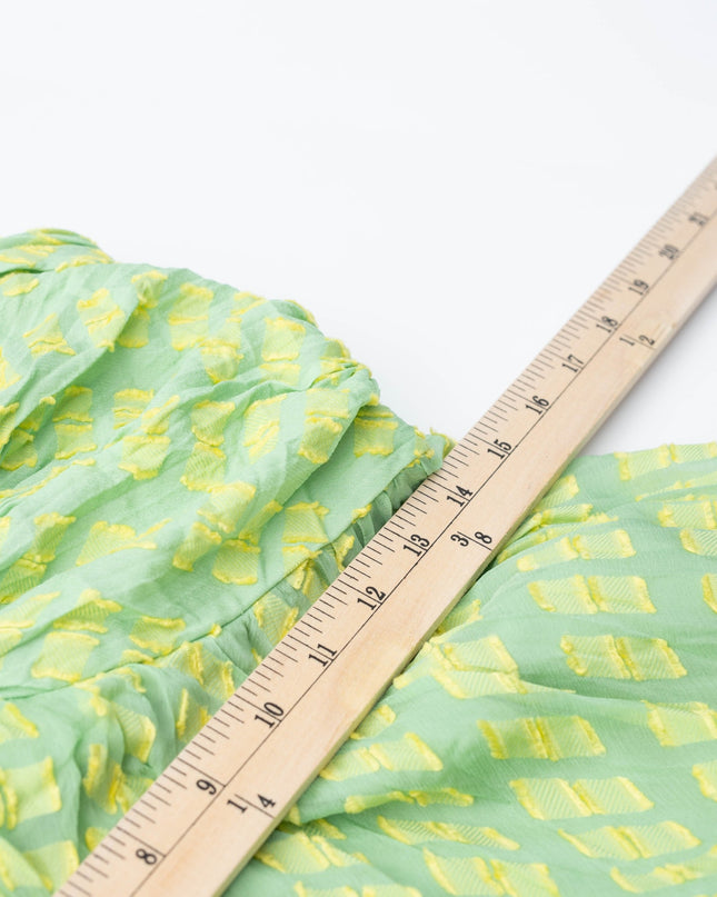 Alexis Elea Green Abstract Dress