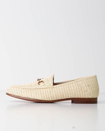 Sam Edelman Loraine Bit Loafer in Linen Raffia
