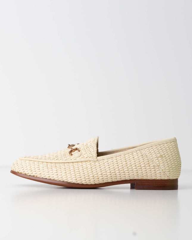 Sam Edelman Loraine Bit Loafer in Linen Raffia