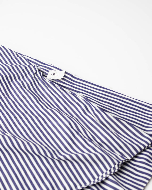 Martin Grant Oversize Blue Strips Cotton Tunic Dress