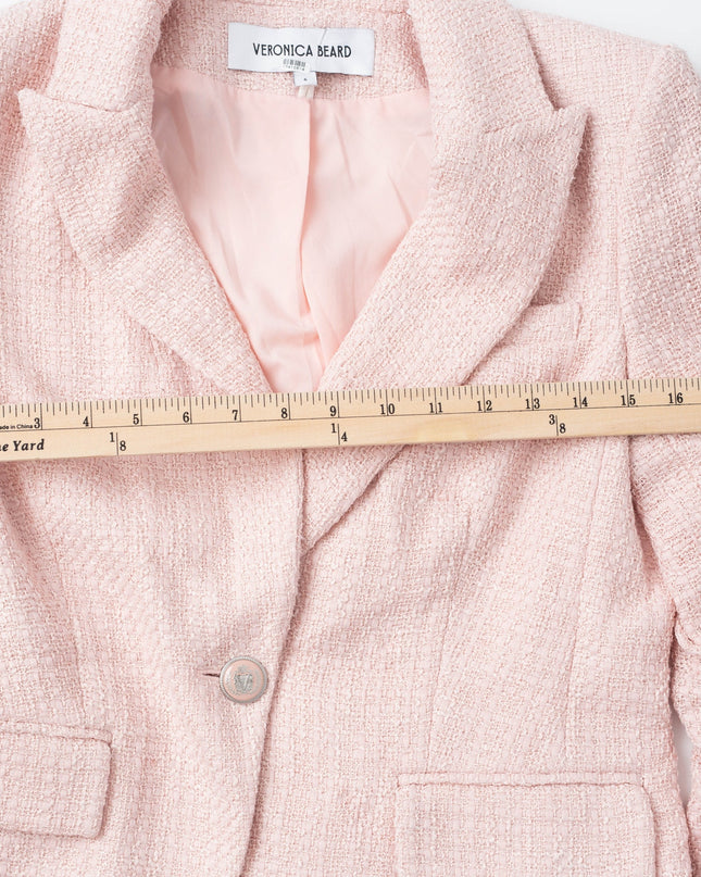 Veronica Beard Pink Ryland Dickey Jacket