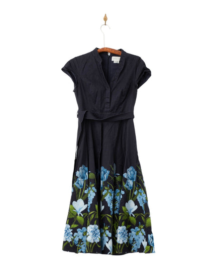 Sachin & Babi Gannika Floral Midi-Dress Size 8 - Pre-owned