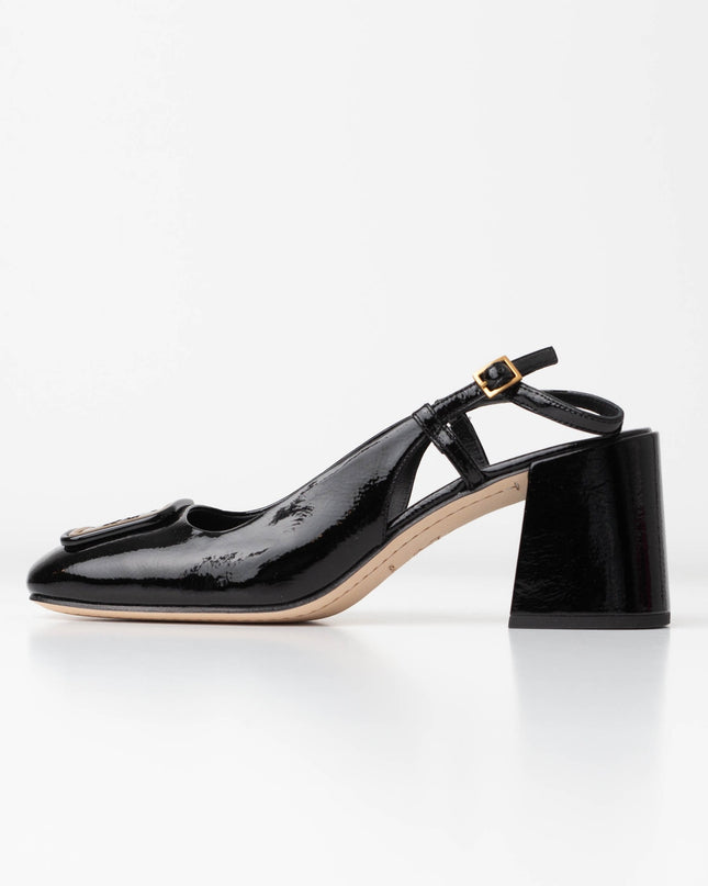 Tory Burch Georgia slingback 70mm Patent Leather Pumps