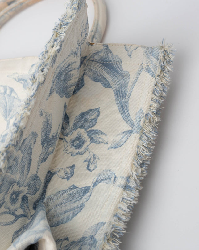 Sandro Kasbah Blue Floral Bag