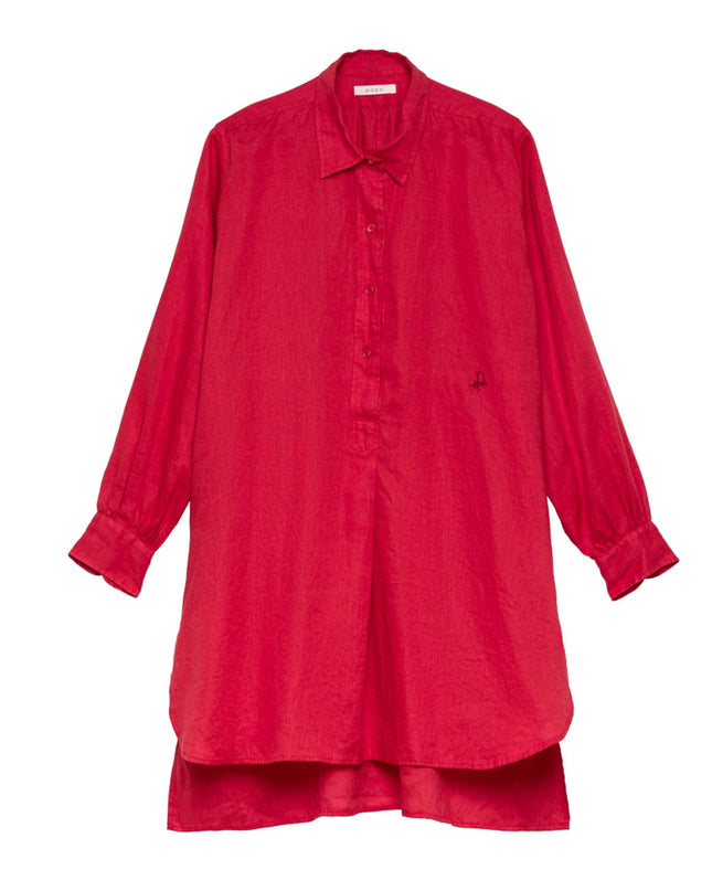 Dôen Jora Linen Dress in Scarlet Size XS